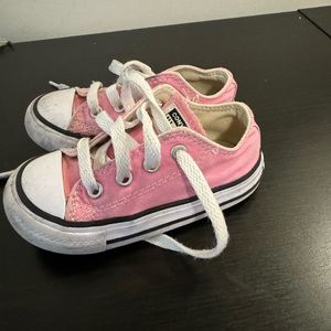 Toddler Pink Converse - Size 6c